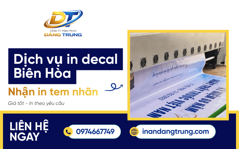 in decal Biên Hòa