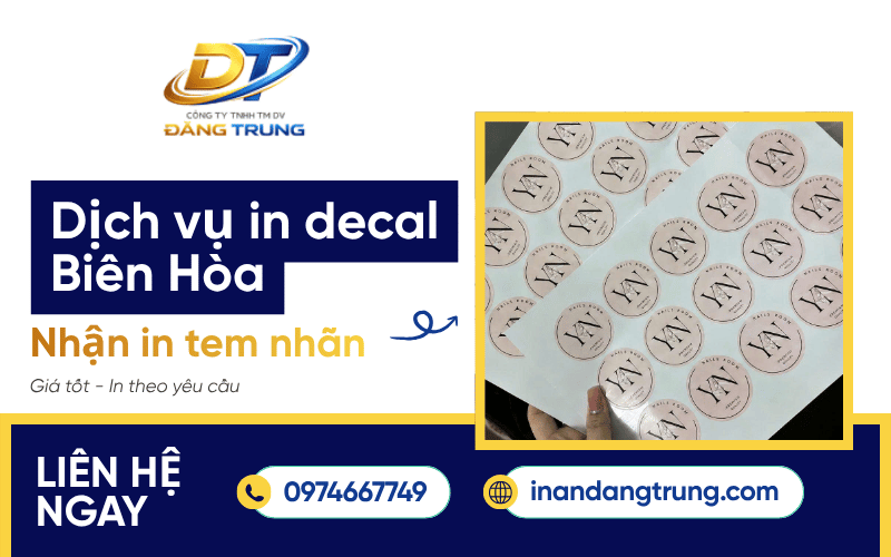 in decal Biên Hòa