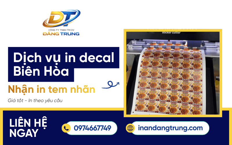 in decal Biên Hòa