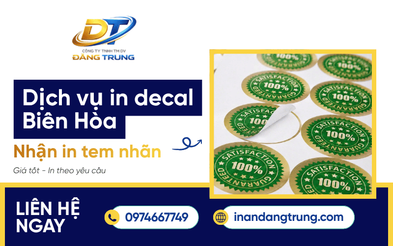 in decal Biên Hòa