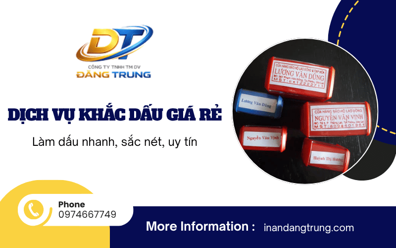 khắc dấu giá rẻ