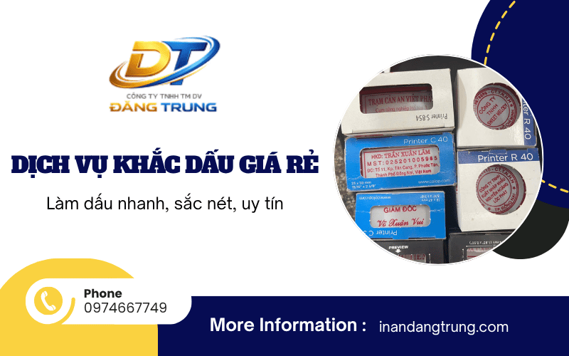 khắc dấu giá rẻ