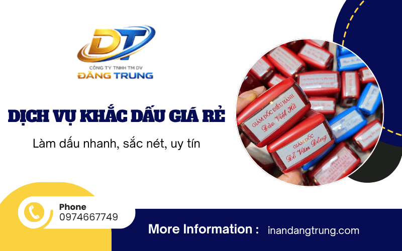 khắc dấu giá rẻ