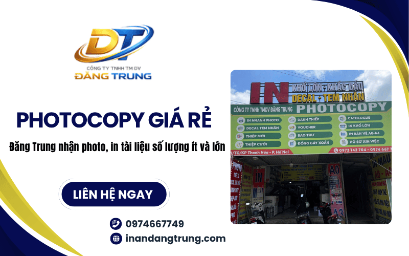 photocopy giá rẻ